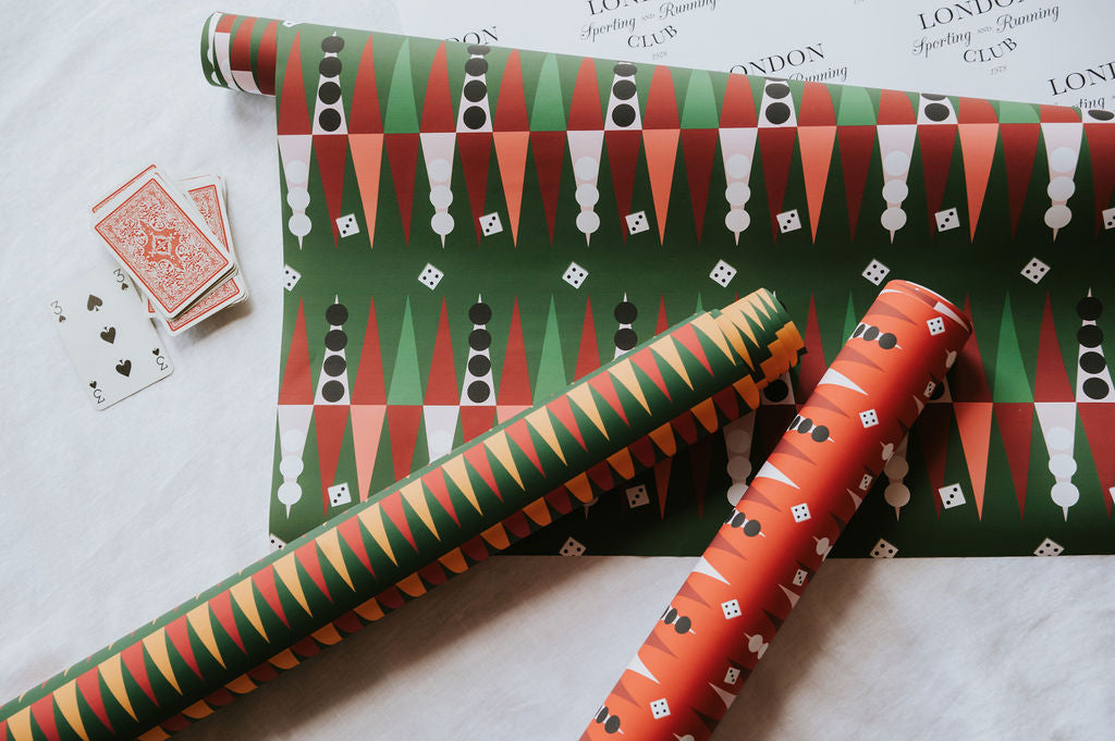 Backgammon Wrapping Paper