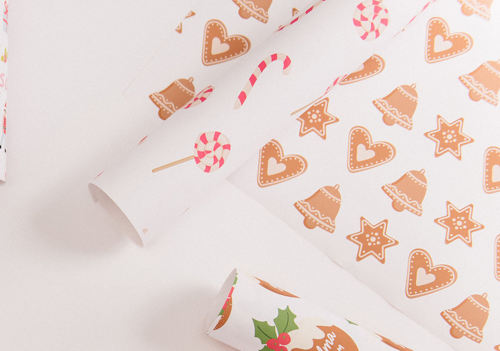 Personalised Christmas Candy Store Wrapping Paper