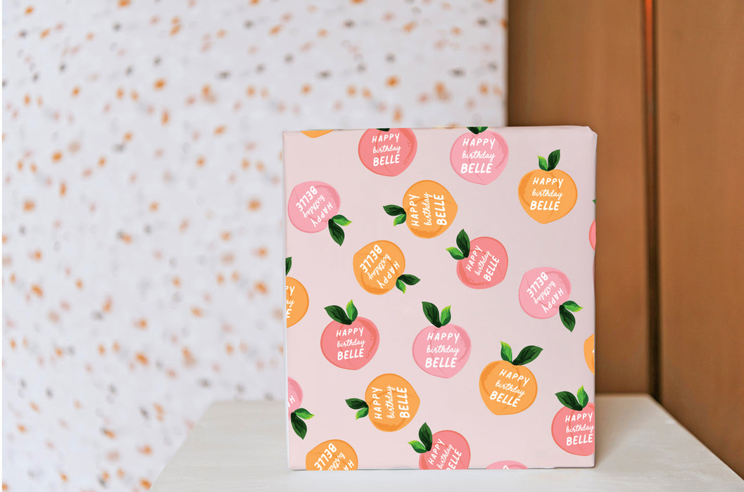Peach Bellini Wrapping Paper