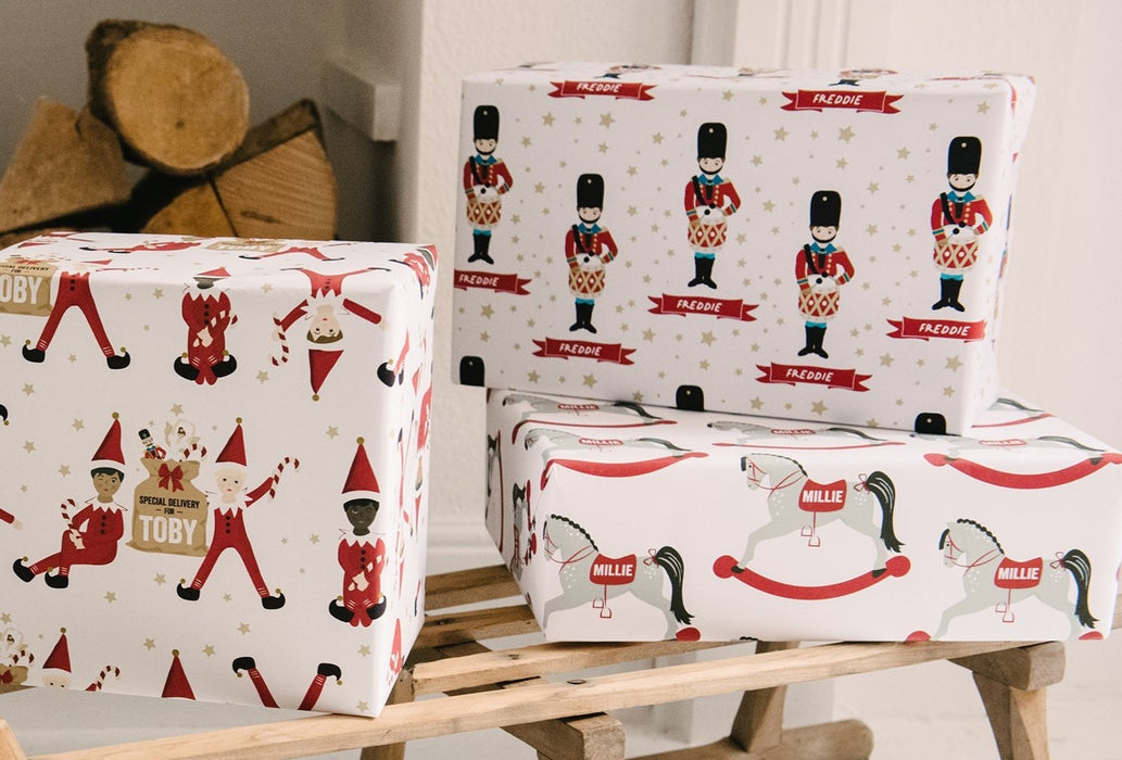 Personalised Little Drummer Boy Wrapping Paper