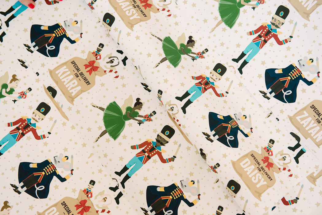 Nutcracker Personalised Wrapping Paper