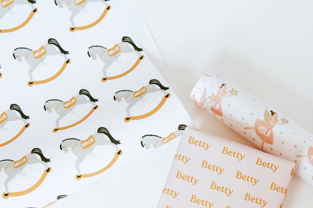 Personalised Ballerina Wrapping Paper