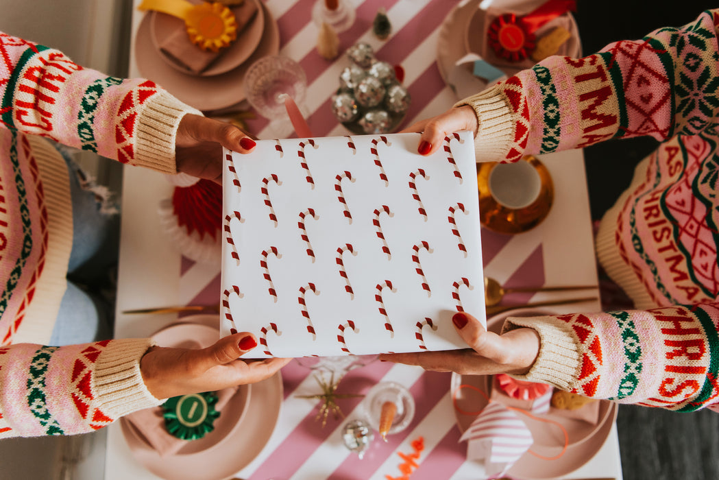 Personalised Christmas Candy Store Wrapping Paper