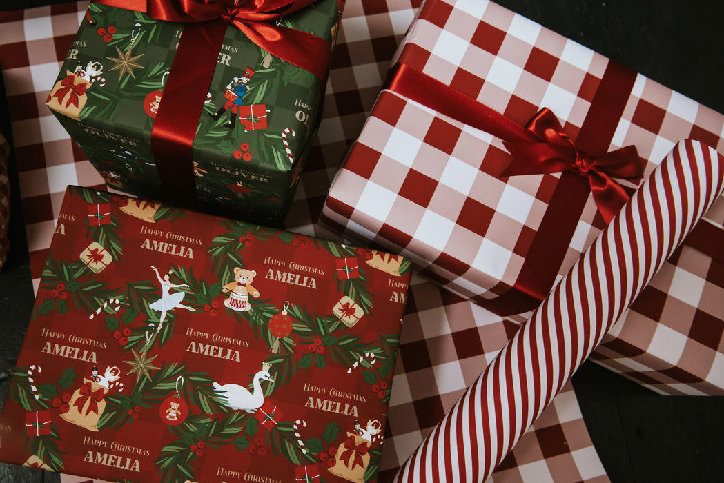 Personalised Christmas Tales Wrapping Paper