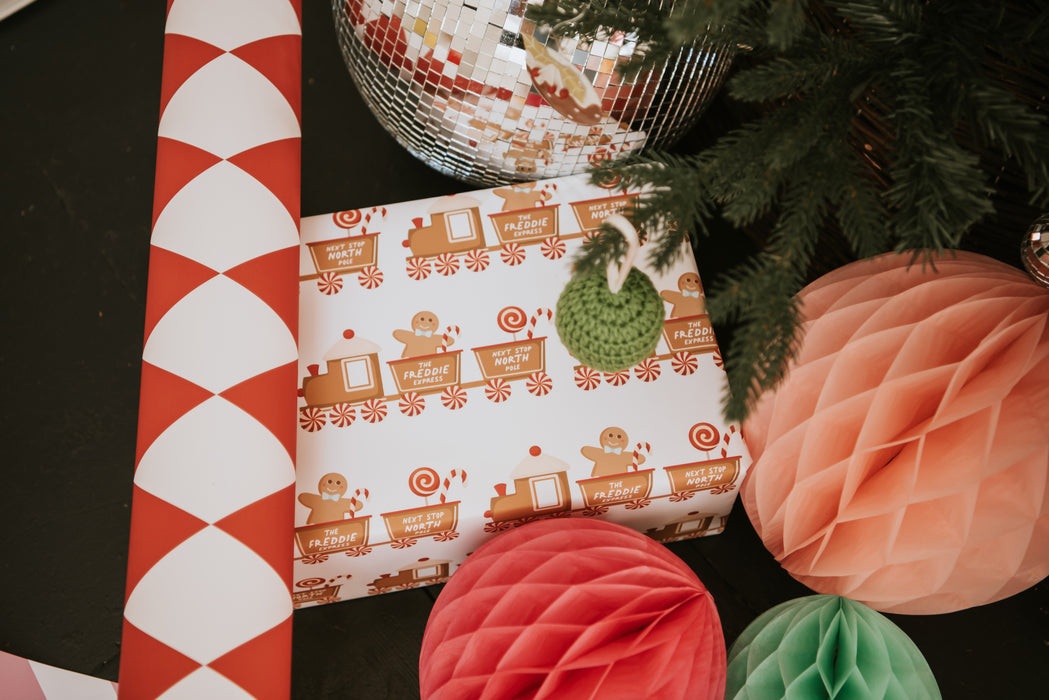 Personalised Christmas Santa Express Wrapping Paper