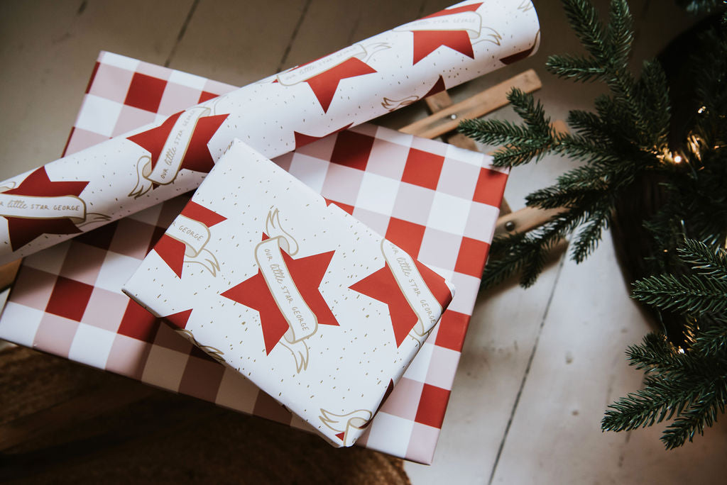 Personalised Star Wrapping Paper