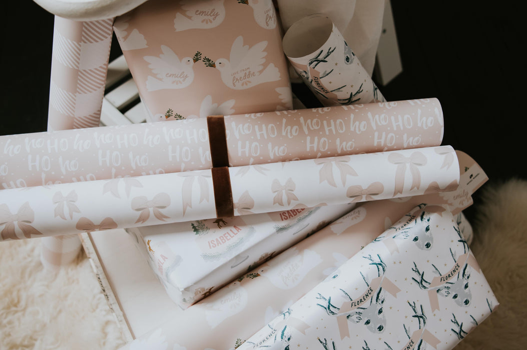 Bow-tiful Pastel Wrapping Paper